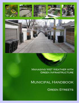Image of front cover of Green Streets handbook