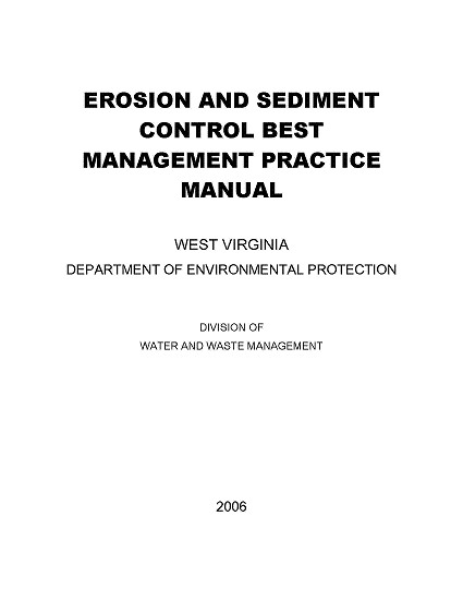 generic stormwater maintenance manual