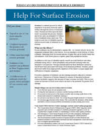 Link to Surface Erosion