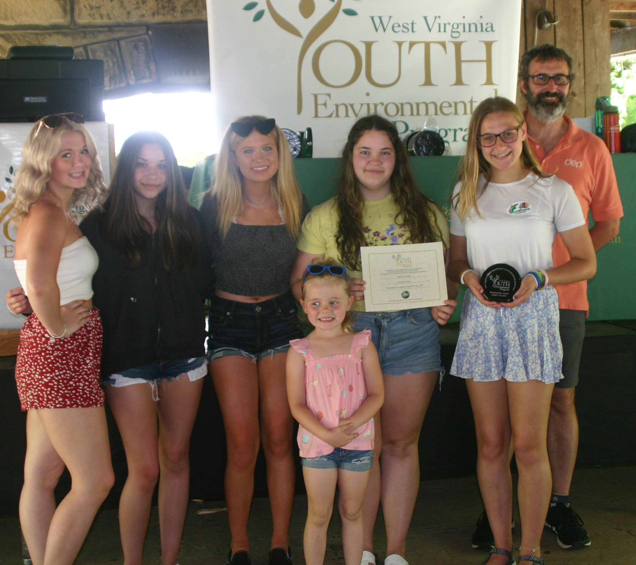 Teens for Change, Kanawha County, winners of the Rhododendron Awards