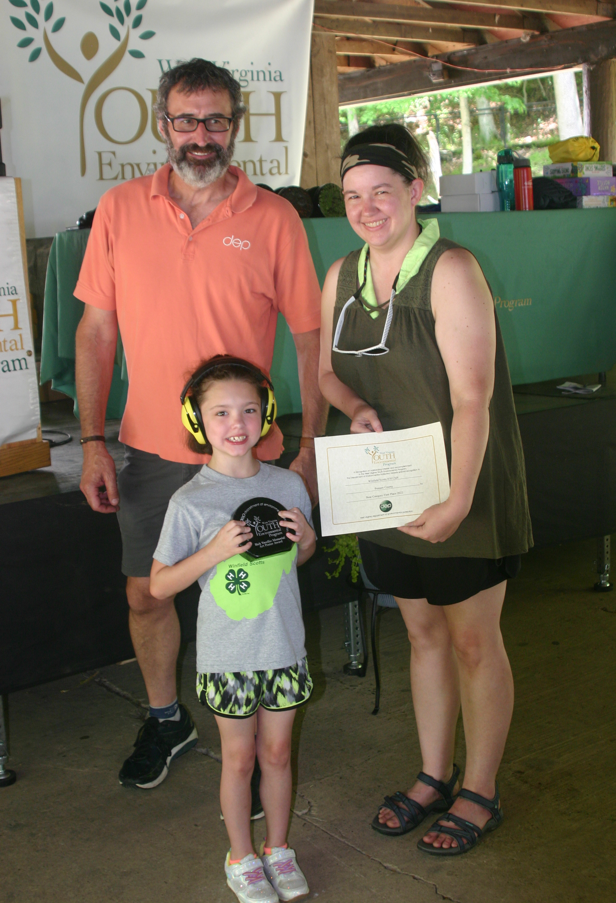 Winfield Scotts 4-H Club, Putnam County, winners of the Bear Awards Environmental Projects